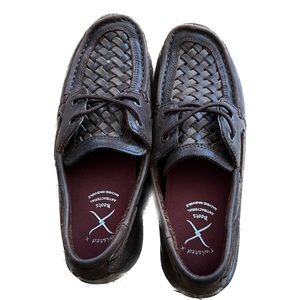 Brown Twisted X Woman’s Slip on Driving mock